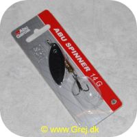 ABU14SSS - Abu Garcia Spinner 14 gram - Sort/sølv/sorte prikker