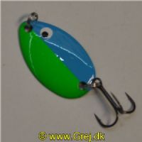 FIDUS30 - Fidusen - 2,8 gram - 3,2cm - Farvenavn: Green/Light blue
