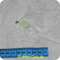 FL00113 - Unique Flies - Herningflue m/propel - Hvid
