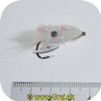 FL00606 - Seatrout Flies 2 - UF Glimmer Rejen - str. 4 - Farve: Pearl