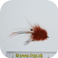 FL00610 - Seatrout Flies 2 - UF Aurarejen Oposom - str. 4 - Farve: Burned Orange