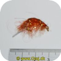 FL00626 - Seatrout Flies 2 - UF Polarloppen - str. 6 - Farve: Fire Orange