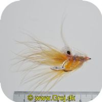 FL00727 - Seatrout UV Flies - Pink Pig UV - Str. 04 -  Pink/hvid/orange