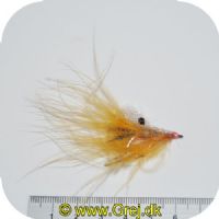 FL00728 - Seatrout UV Flies - Pink Pig UV - Str. 06 -  Pink/hvid/orange