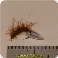 FL00741 - Seatrout UV Flies - Gammarus UV - Str. 08 -  Gråbrun