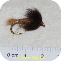 FL11201 - Sea Trout flies - Badekars Fluen - mørk og lysbrun