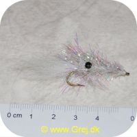 FL11208 - Sea Trout flies - Chenille Rejen - Hvid