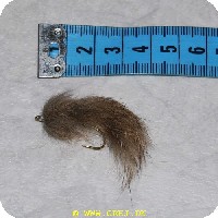 FL11215 - Seatrout Egern Zonker - 4 cm lang - brunlig