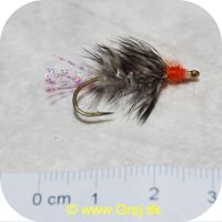 FL11255 - Sea Trout Flies -  PL Tangloppe - Orange/brunlig/sølv