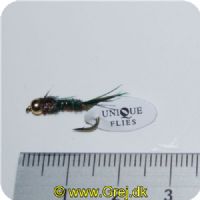 FL31023 - Unique Flies UF BH Flashback PT Olive - krogstr. 12 - m/guldhoved