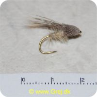 FL35009 - Streaking Caddis Beige Dalichi - Krogstørrelse 10