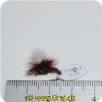 FL44002 - Unique Flies UF Klinkhammer Brown - krogstr. 12 - brun/hvid