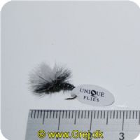 FL44008 - Unique Flies UF Klinkhammer Black - krogstr. 14 - sort/hvid