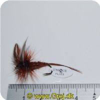 FL44013 - Unique Flies UF Rocken Dark Brown  - krogstr. 10 - Mørkbrun