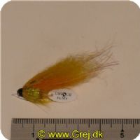 FL73107 - Unique Flies UF Bananflue - Gul/gold - S plast - Str. 13mm - Rørflue