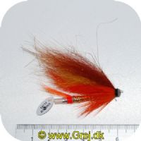 FL80008 - Modern Tube Flies - UF Ronneaflugan Plast 1.5 - Str. 1.5 - Orange/brunrød/gul