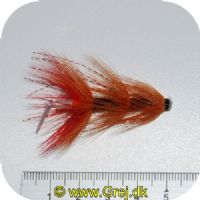 FL80013 - Modern Tube Flies - UF Ullsocken Tube Plast 1 - Str. 1 - brunrød