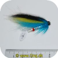 FL80021 - Modern Tube Flies - UF Den Namnlosa - Str. 1 - Sort/blå/gul