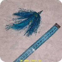 FL92002 - Geddeflue - Flash Pike - Blue/Yellow - Str. 6/0