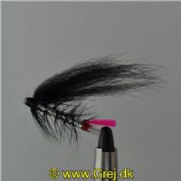 FLY1015 - Black&Silver pink tail 40mm