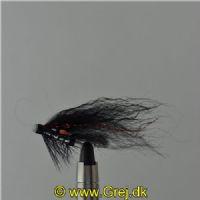 FLY1221 - Black Tempel dog silver body 25mm