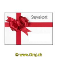 GAVEK50 - Gavekort til Grej.dk butikken og Filskov Fiskesø - Værdi kr. 50,-
