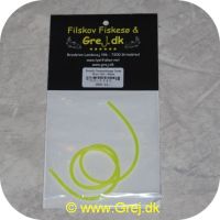 GUL0340 - Stonfo Gummislange 3 mm  - Fluo. Gul - 40 cm - Til forfang og fluer