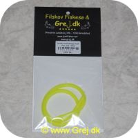 GUL0540 - Stonfo Gummislange 5 mm  - Fluo. Gul - 40 cm - Til forfang og fluer