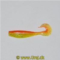 GUNKI348 - Gunki Box Klipper. Længde 80mm - 2.65gr
Farve : Oange Pinaple/Orange-Gul
Gunkis nyeste shad på stammen er Clipper med Gbump shadkrop og en curly / eel hale
