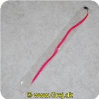 HAIR50P - Hair extension  -Ca. 50 cm. - Farve: Pink - Med hår spænde