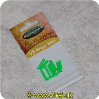 HMGUSBTGR3 - Hemmingways Tube Fly System US Brass Tube - 16mm - Fluo Grøn