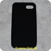 IPHONE5SO - iPhone 5 - Cover - Silikone - Sort