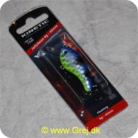 JELLY6BGS - Kinetic Jellybean Wobler 6 gram - 45mm - Blå/grøn/sort - flydende