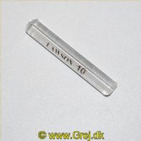 LAWSON10G - Lawson - Ghost Tube - 10 gram - Længde 62mm - Tykkelse: 10mm - 1 stk - Glasklare Microbarda