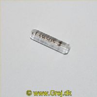 LAWSON3G - Lawson - Ghost Tube - 3 gram - Længde 30mm - Tykkelse: 8mm - 1 stk - Glasklare Microbarda