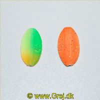 MINI2 - Trutta Flex Mini - 4 gram - Regnbue / Orange med glimmer - Custom