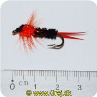 MS023 - Nymphs - Str. 8 - Sort/Orange Montana crawlers