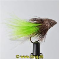 NY0753 - Marabou Muddler Chartruese White