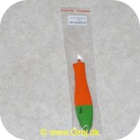 PIGROR150 - Trendy Gummicoated Pirk 150 gram - Grøn/orange