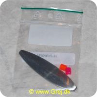 PTFB22UF10 - Gennemløber - Fladbuk - 10 gram - Slebne - Ufarvet (sølv)