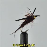 RIC0821 - Barbeless B/H Rubber leg Kaufmanns Stonefly - Str.12