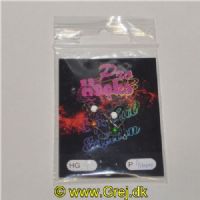 SFG0856 - Pro Hooks - Triple Rolling Swivel med enkeltkrog str. 4 på med tungstenhoved - Pk: 4 stk.