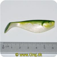 SHAD08 - SHAD 6.5cm - Farve: Grøn/hvid