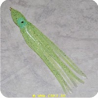 SR12-S - Sprutte til feks pirke eller forfang - Selvlysende klar - Ca. 12 cm