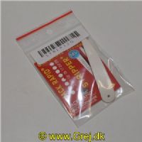 STRIP12G - Den originale Jack Rapid ML Stripper 12 gram - Hvid - Uden krog men med springring