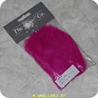 T009041 - Kanin Skindstykke - Farve: Fluo. Pink - Blød og god kvalitet
