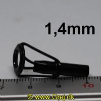 TOP614 - Topøje - Invendig hul 1,4 mm - øje størrelse 6mm
