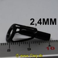 TOP824 - Topøje - Invendig hul 2,4 mm - øje størrelse 8mm