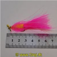 WS00114 - Long Shank - GH Herning fluen m/Propel - Farve: Gul/Pink med messing hoved og propel - Str. : 8