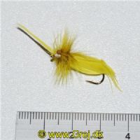 WS0020 - græshopper - gul - krogstørrelse 10